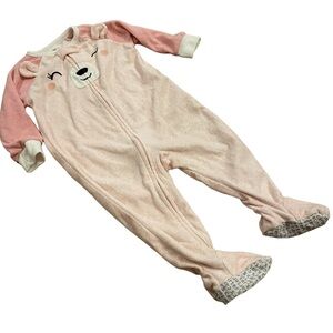 Baby Girl Sleeper 12 month Zip Up PJs Carters Clothing Girls Apparel 4/$20 🛑